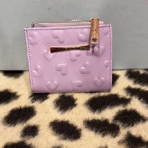 Lavender Heart Betsy Johnson Wallet